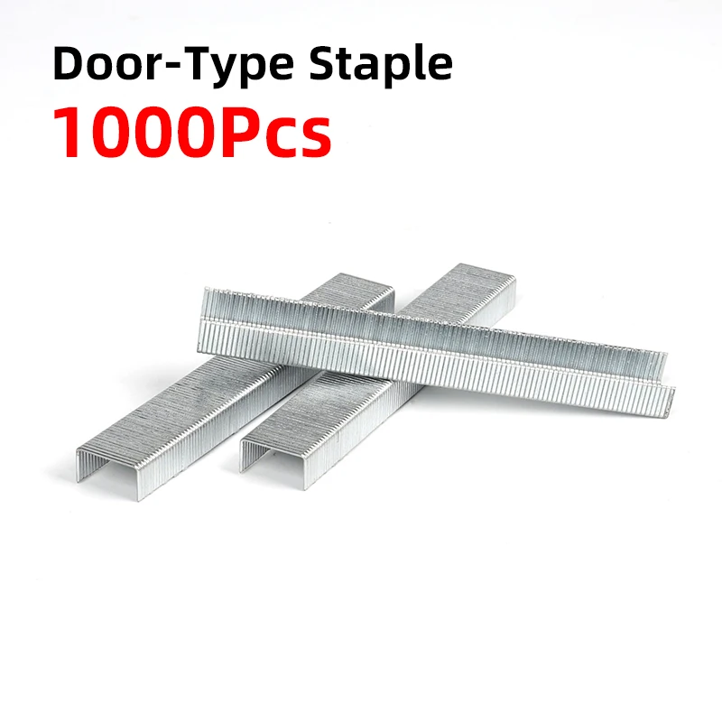 Value Pack 1000pcs Door-shaped Nail Gun Nails, Nail Height 6mm, Can Be Adapted To Staple Gun 4-8mm In The Store