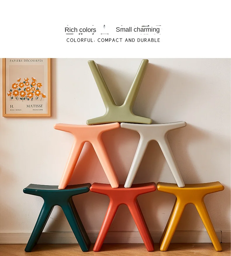 MOMO Nordic Household Shoe Changing Stool Creative Small Bench Modern Minimalist Small Stool Low Stool Special-shaped Stool
