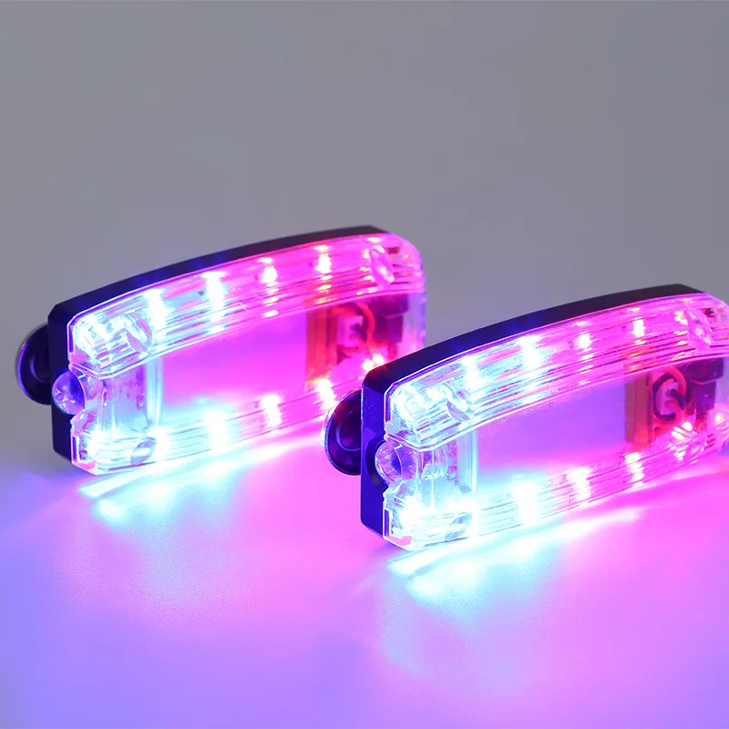 LED Shoulder Light Charging Red Blue Burst Flashing Warning Night Riding Flash Duty Security Shoulder Flashing Patrol Signal