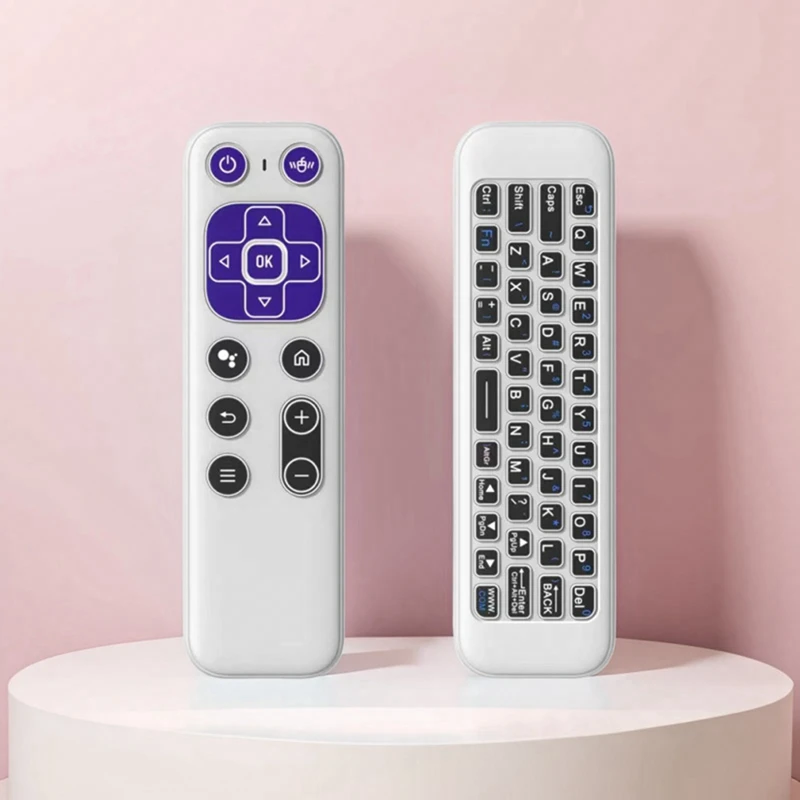 BAAY T6 Bluetooth Remote Control Wireless Voice Air Mouse Gyroscope Somatosensory 2.4G Bluetooth Dual Mode Air Mouse