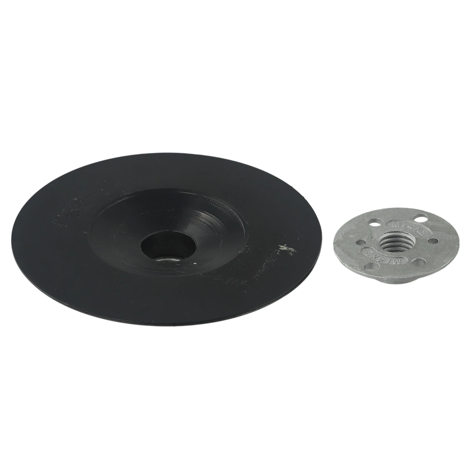 Imagem -03 - Fibre Disc Backing Pad com Porca de Bloqueio para Rebarbadora Plastic Back Pad Discos de Moagem Redondos Thread 125 mm 5ich