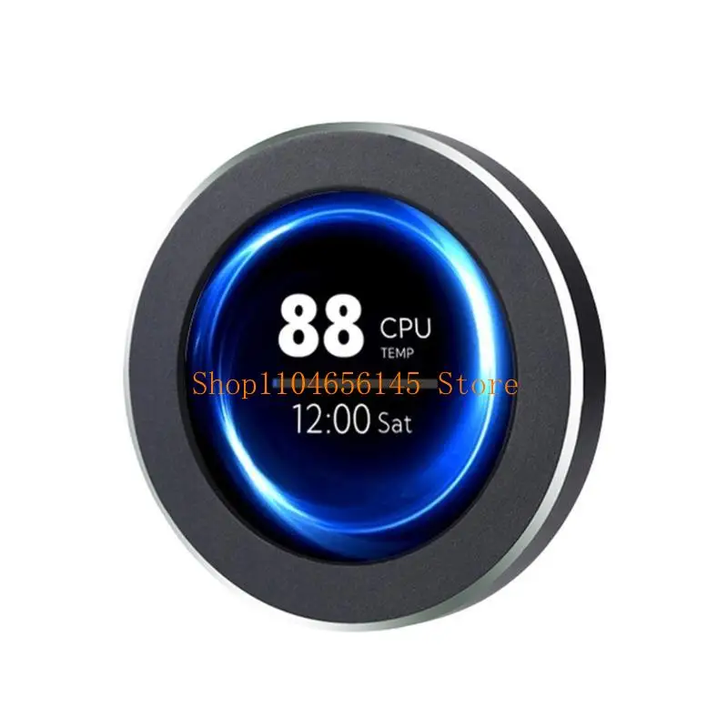 

5asd 2,8-дюймовый USB-монитор ПК с водяным охлаждением Дополнительный экран IPS 480x480 Музыкальный спектр