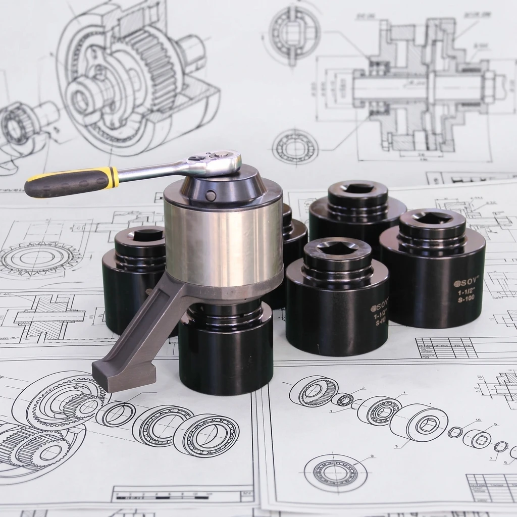 5500 Nm Mechanical Carbon Steel Manual Torque Multiplier