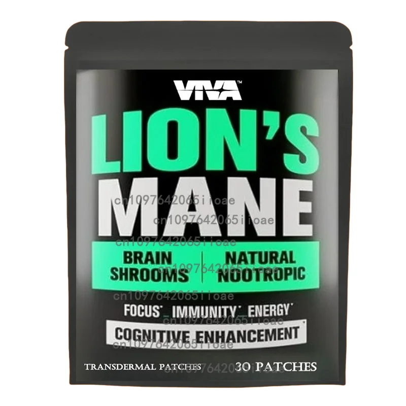 

Lions Mane Mushroom Transdermal Patches Promotes Mental Clarity, Focus and Memory - 30 Patches