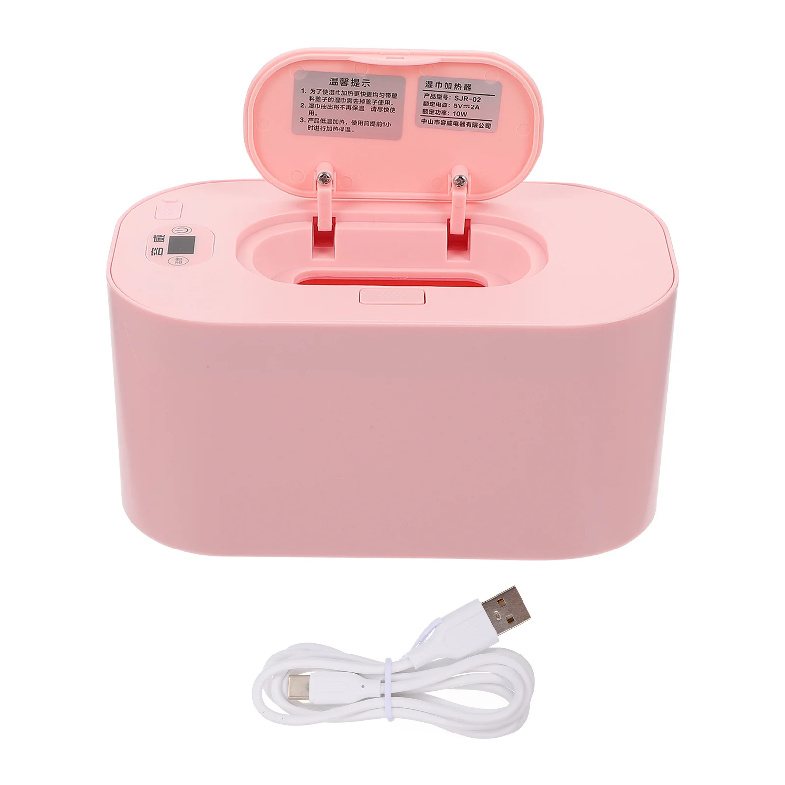 Подогреватель детских салфеток с умным контролем температуры, коробка с подогревом для влажных салфеток, успокаивающая ночная смена, совместима со всеми