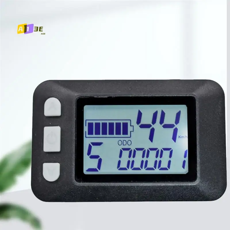 

A03E-P9 LCD Display Meter LCD Screen 24V 36V 48V 60V Electric Bike Meter For Electric Scooter (5PIN)