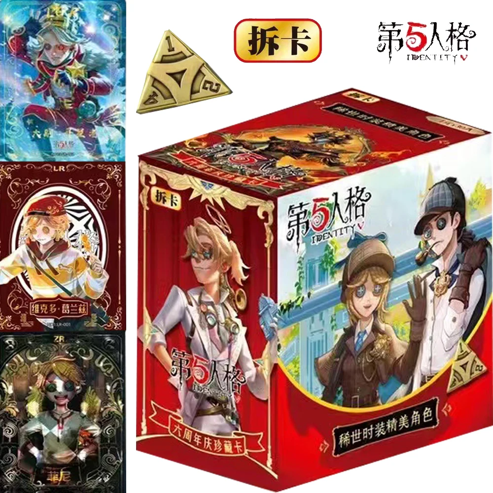 Identity V Collection Cards Booster Box Collaborative Escape Game Emma Woods Joker Handsome Character Card Toy Children Gifts