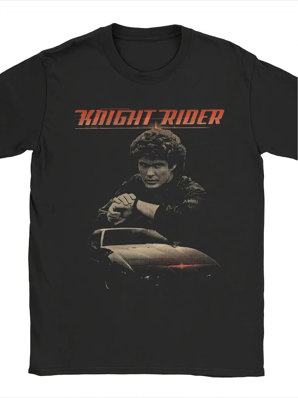 Camiseta gráfica Vintage Knight Rider Supercar Michael Knight para hombre, camiseta de manga corta de algodón, camisetas para hombre para verano
