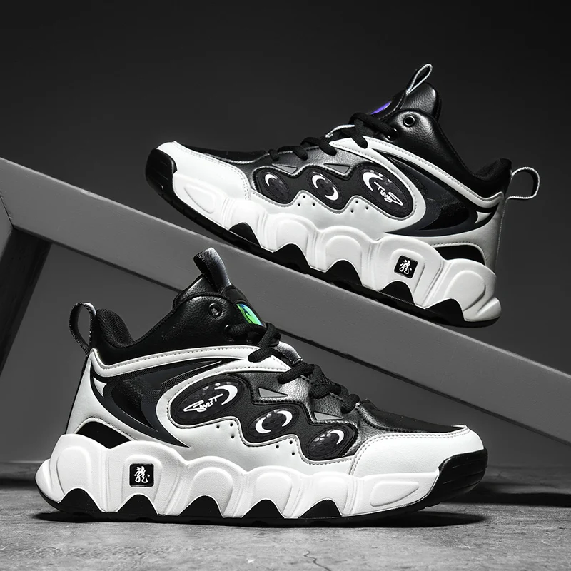 

Men's Casual Basketball Sneakers - Classic Sport Style Shoes for Daily Wear and Comfortable Walking