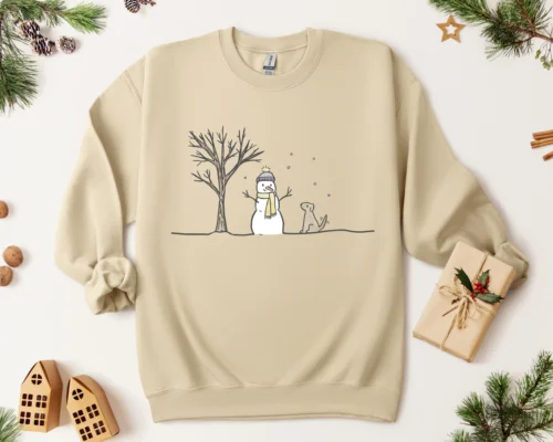 Polarshe Funny Snowman Funny, Holiday Gift Snowman, Cute Snowman /Sweatshirt