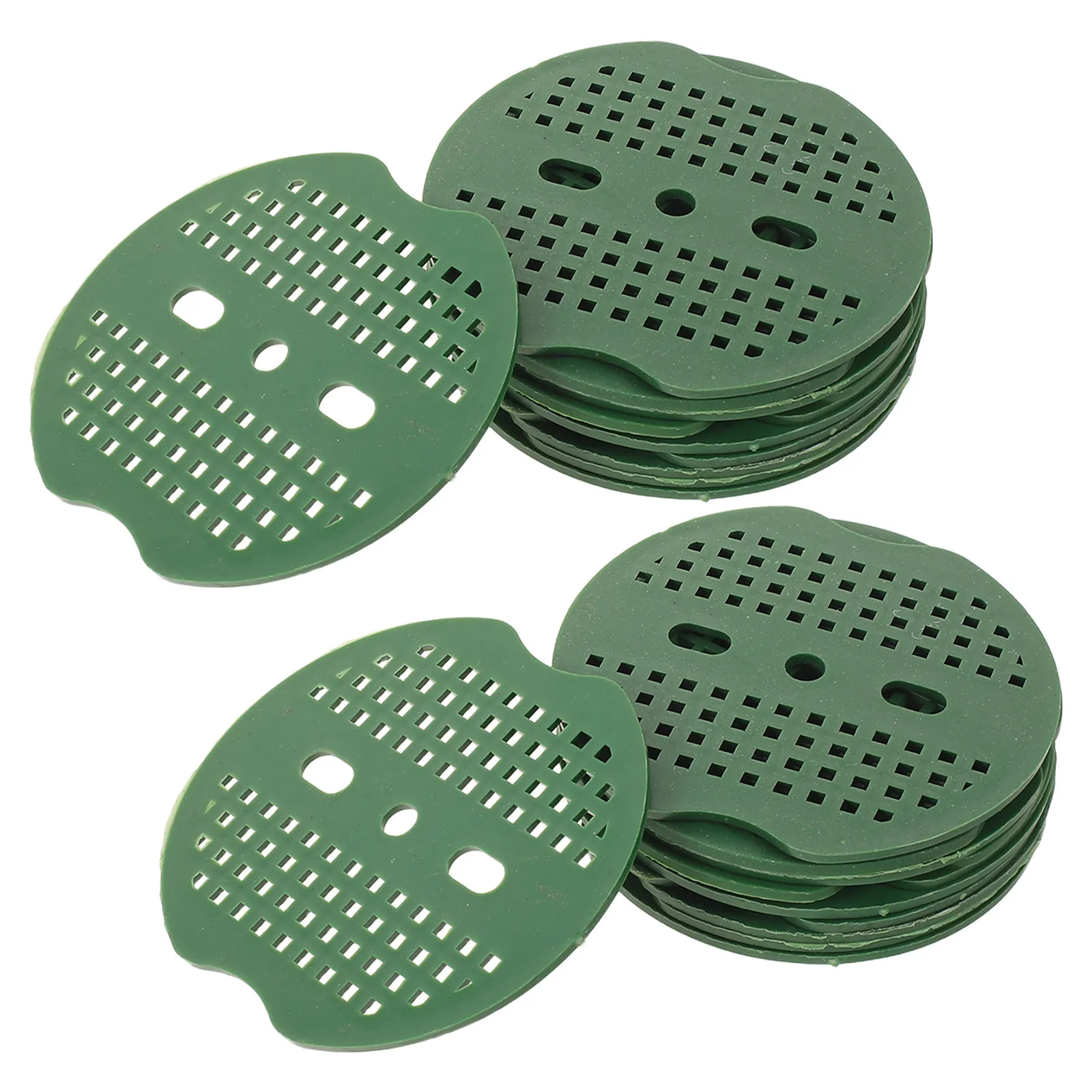 100Pcs Garden Fabric Staple Gaskets Landscape Plastic Washers for Yard Stakes Turf and Weed Barrier Landscape Staple Gasket