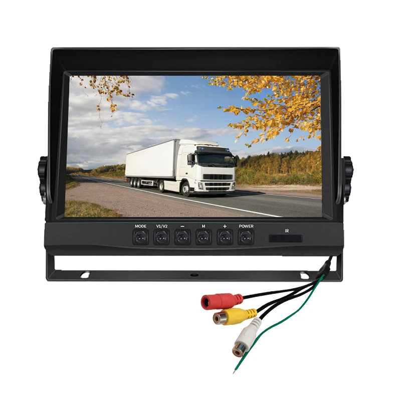 Tech 9-Inch IPS CVBS Car Monitor With Backup Camera & Reversing Aid SD Card Support 1 Year Warranty
