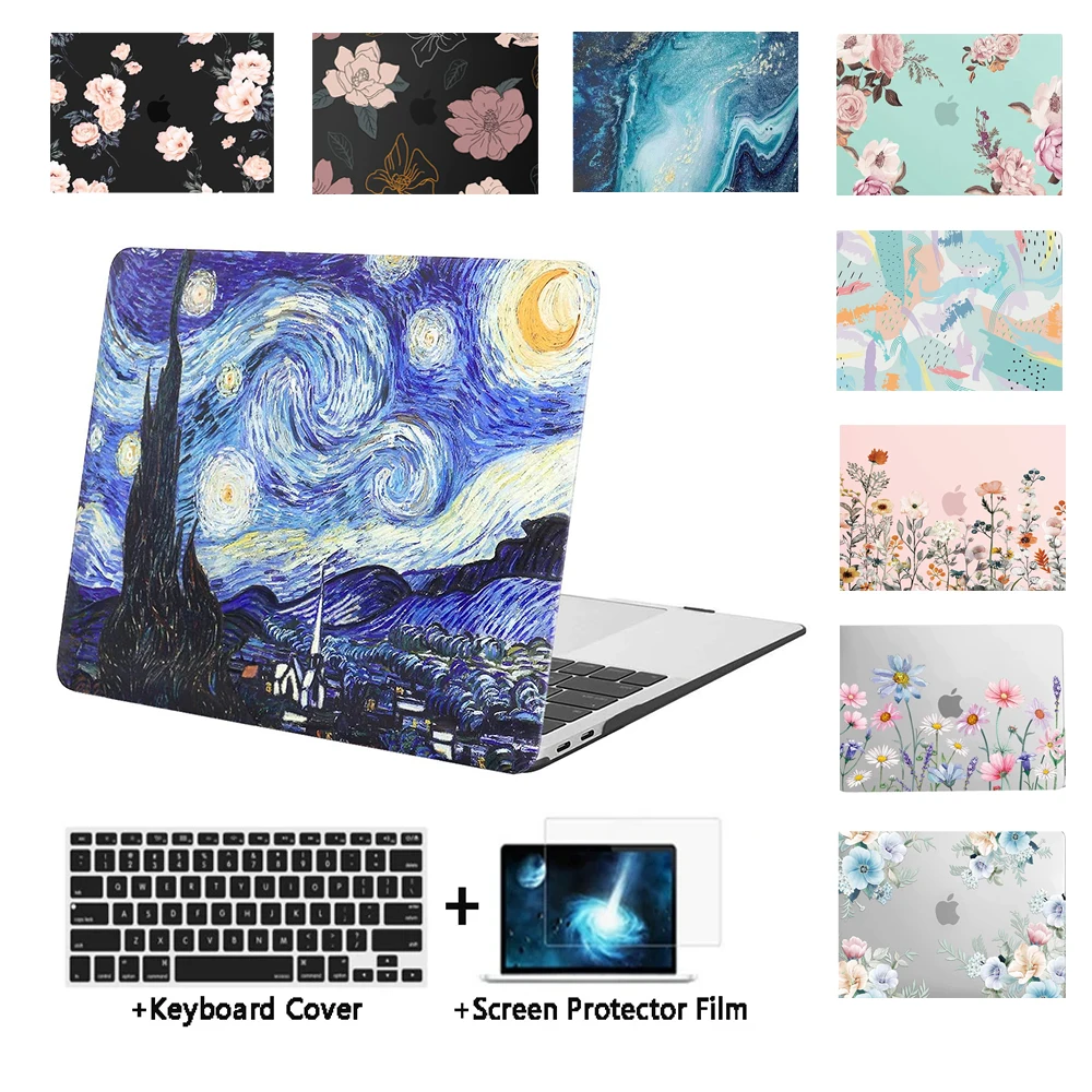 

Hard Laptop Case for MacBook Air 13 inch A2337 M1 A2179 A1932 Pro 14 16 inch A2141 A2442 A2485 Cover For Mac Air 13.6 A2681 M2