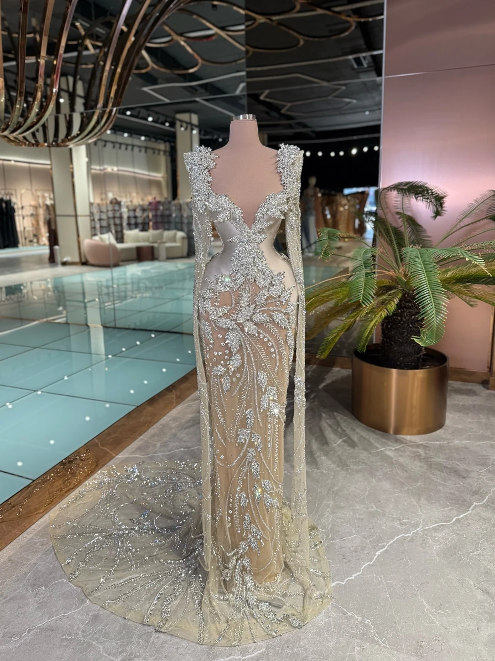 Sukienka wieczorowa z dekoltem – Formal Gala Wear Women recenzja i cena
