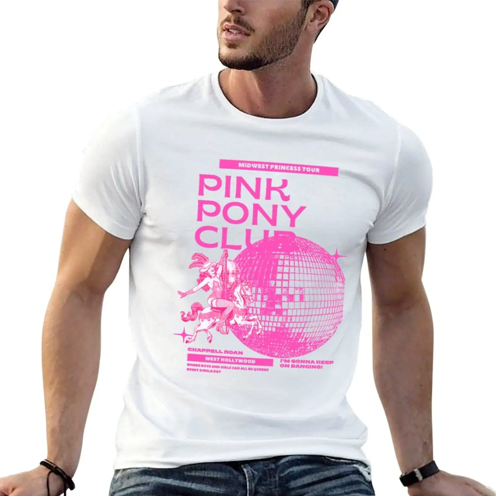 Copy of PINK PONY CLUB - chappell roan T-Shirt Casual Fashion Print Tee Top