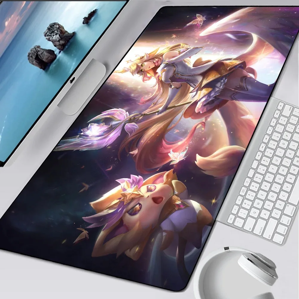 League of Legends Soraka Large Gaming Mouse Pad Computer Mousepad PC Gamer Mouse Mat Laptop Mouse Carpet Keyboard Mat Desk Pad