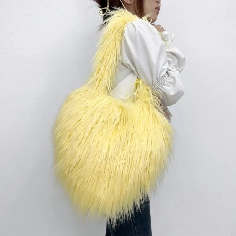 49mfの女性のぬいぐるみストラップショルダーバッグポータブル大規模容量豪華なショルダーバッグ