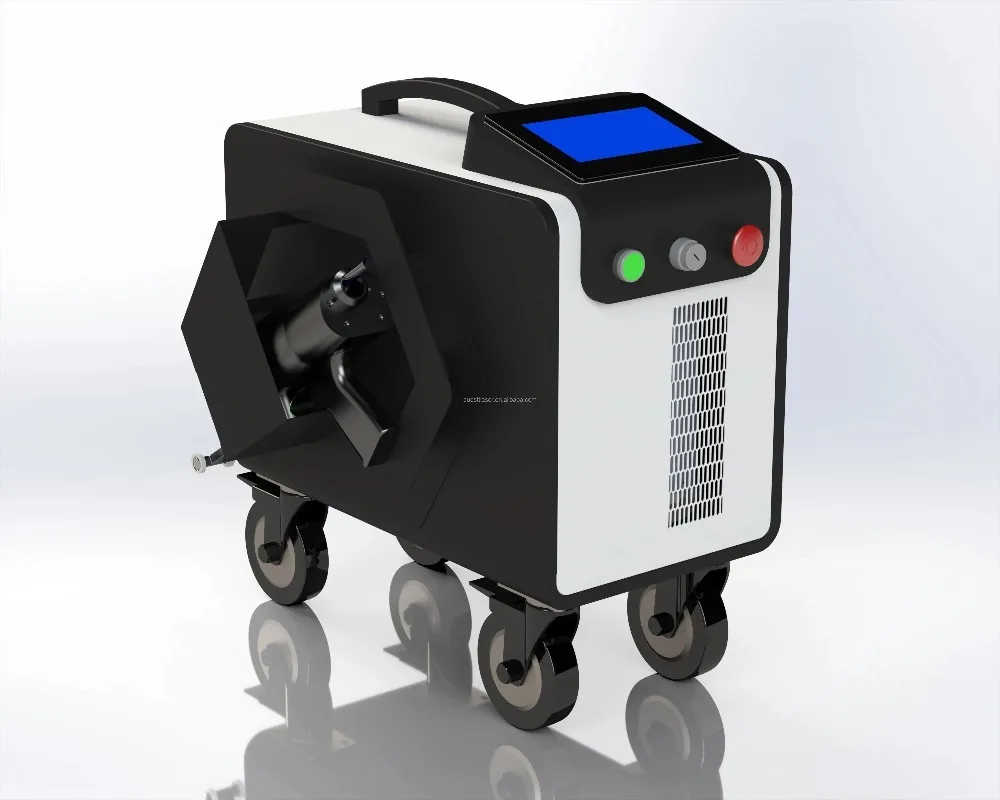 New 200W 300W 500W 100W Pulse Cleaning Machine Rust Oil Dust Paint Lazer Cleaner Mini Cabinet