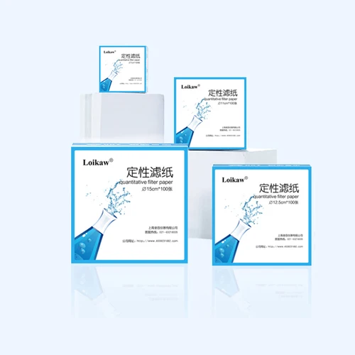 Imagen 2 del producto 5 paquetes (500 piezas) Dia 7/9/11/12.5/15/velocidad rápida cuantitativo de papel de filtro 18cm/media/lenta para uso en embudo de laboratorio