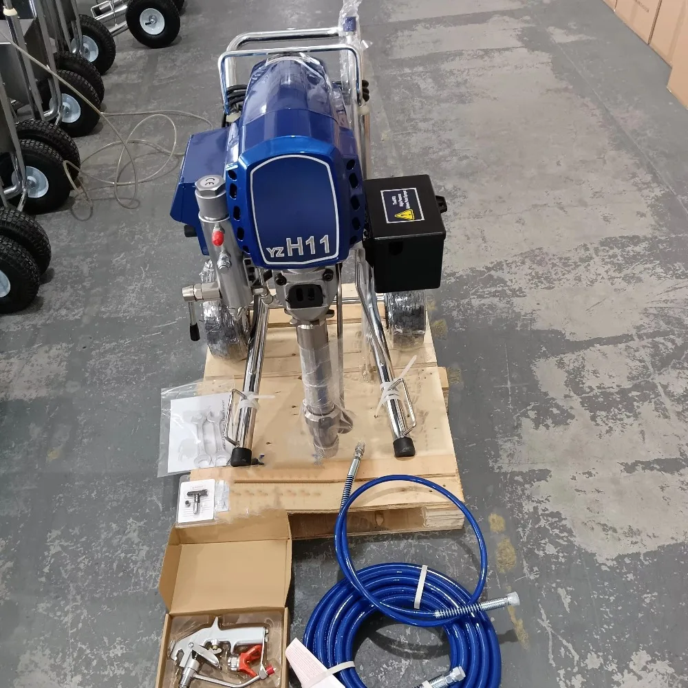 H11 Mark X 4500W Super Quality High Pressure Heavy Duty Airless Paint Sprayer Putty Painting Powerful Spraying Machine
