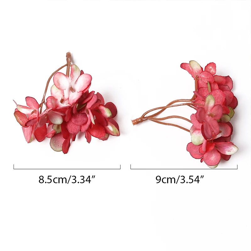 10/20Pcs Mini Artificial Flowers Accessories for Home Decor Wedding Decoration Fake Flowers Leaf DIY Craft Garland Accessories