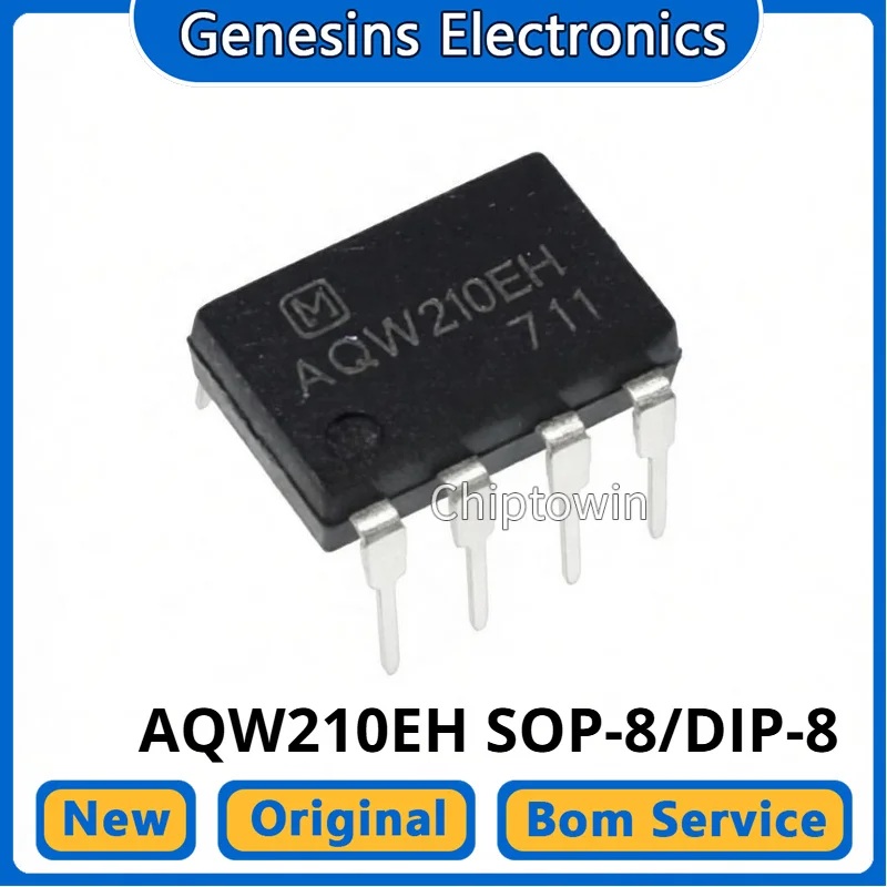 5/50/500 pcs AQW210EH AQW210 SOP-8 Optocoupler W7