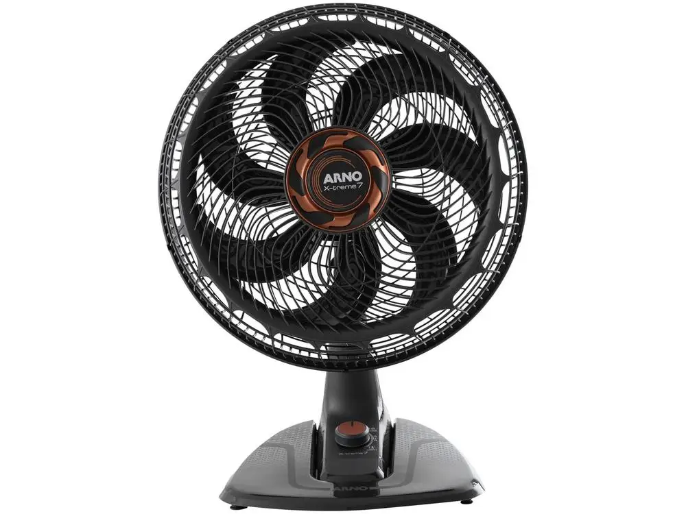 Table Fan Arno X-Treme 7 40cm 7 Speeds 3 Speeds Grey and Copper-110V