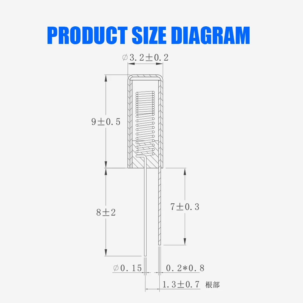 50 STKS Fabrikanten Supply SW-58015p Lente Type Hoge Gevoelige Snap Schakelaar Trillingssensor Schudden Schakelaar PCB Horizontaal