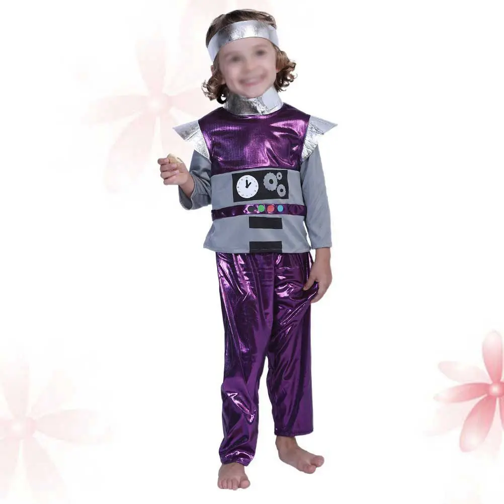 

1 set Robot Costume Set Durable Comfortable Fit For Most Creative Role Play Tool Interactive Parent- Activity