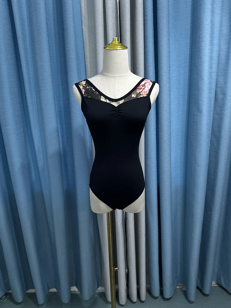 ملابس رقص الباليه للبالغين، ملابس ممارسة يومية لفريق الجمباز والرقص للنساء، أناقة احترافية، ملابس رقص الباليه واليوجا #5