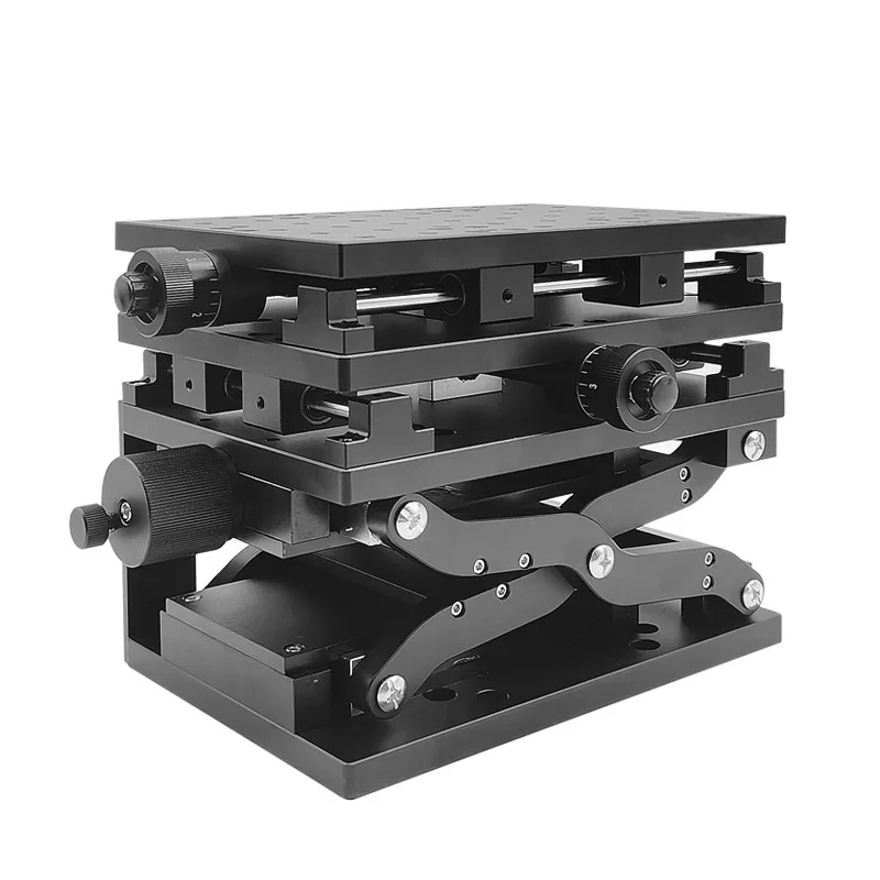 3D displacement platform Manual fine-tuning Precision laboratory XYZ workbench Large stroke lifting 3D testing bench l