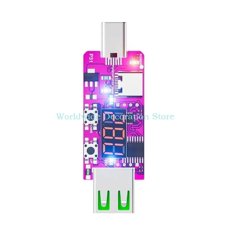 Q39B PD3.0 28V Starts Tester with Auto Shutdown Memory Digital Current Meter for Device Aging Evaluation