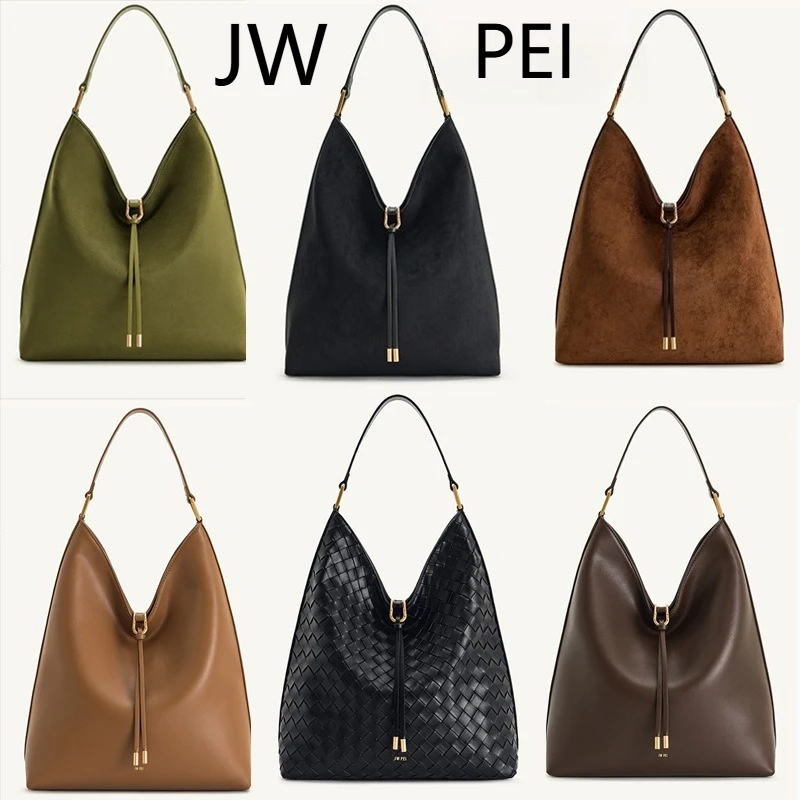 JW PEI 2026 Aria Hobo Bag Large Capacity Convertible Tote & Underarm Purse, Slouchy Crossbody Bag for Women Commuter & Travel