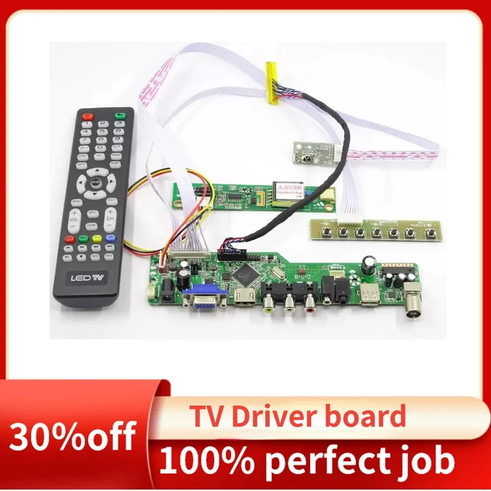 

New TV56 Kit for LP150X08 LP150X08-TLA2 LP150X08-TLA8 LP150X08-TLB1 TV+HDMI+VGA+AV+USB LCD LED screen Controller Board Driver