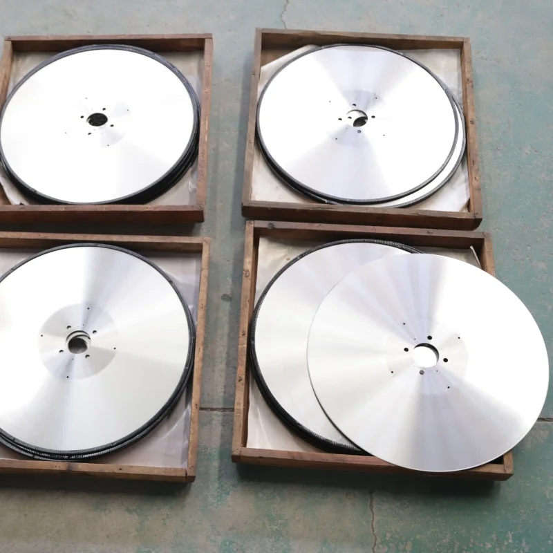 610 810 870 1000mm Round Blade Log Saw Blade for Toilet Paper Cutting Cutter Paper Circular Cutting Blade  Paper Machinery Parts