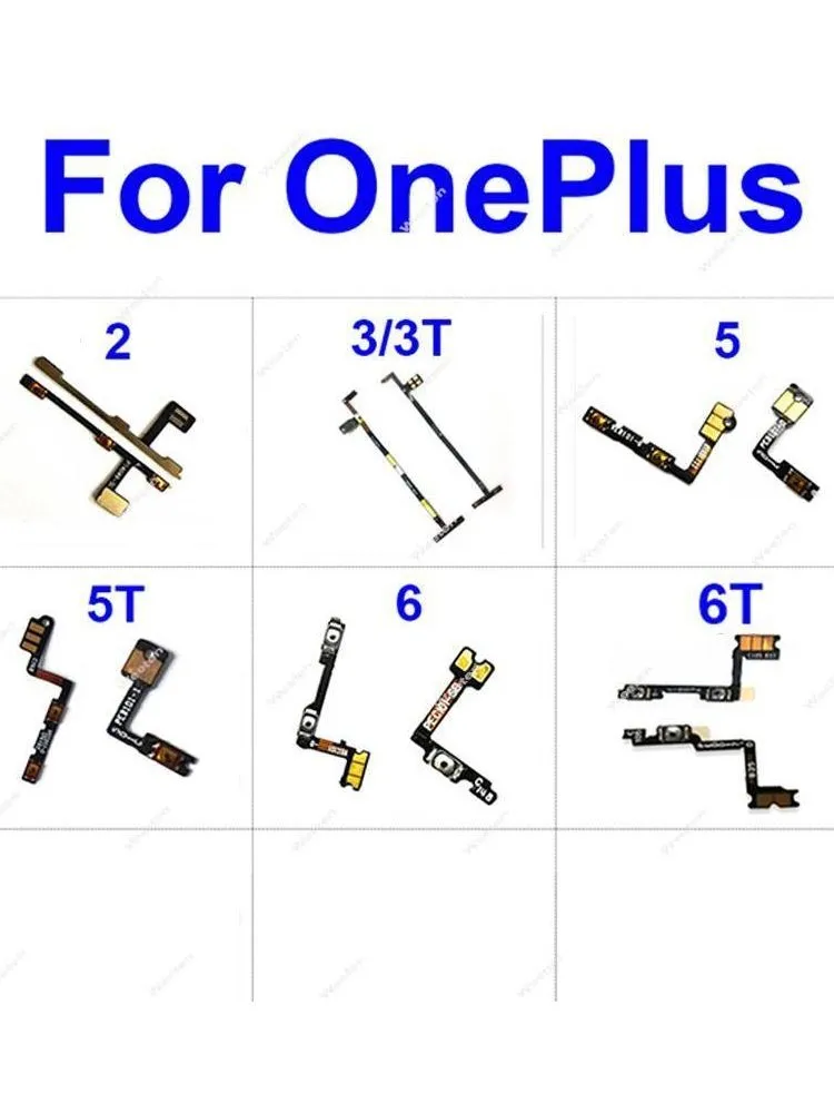 Volume d'alimentation marche/arrêt haut bas contrôle côté bouton câble flexible pour Oneplus 5 A5000 commutateur de Volume d'alimentation ruban flexible pièces de réparation
