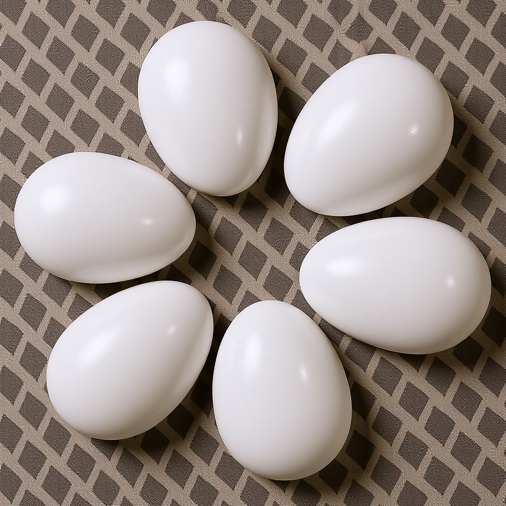 

30Pcs Solid Plastic Parrot Egg Fake Artificial Bird Egg Pigeon Breeding Hatching Aid Nest Management Tool Pigeon Breeding Tools