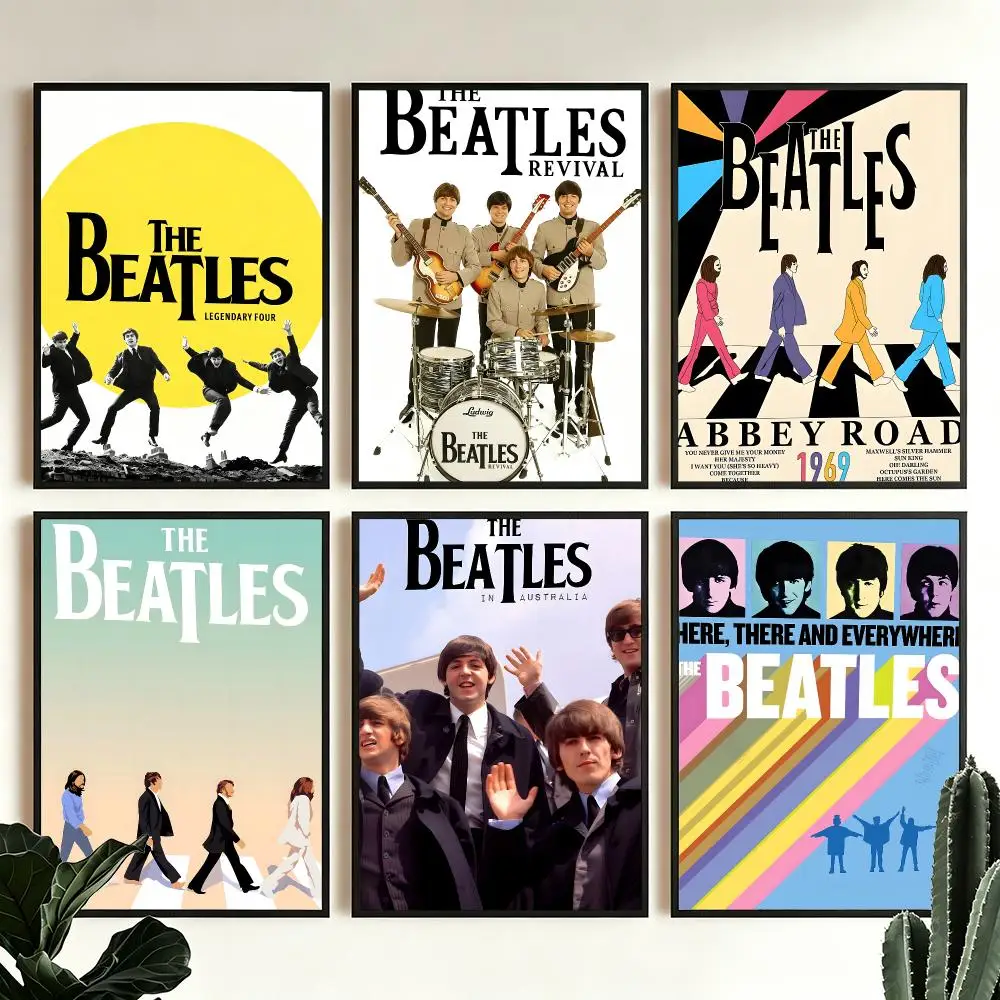 band The Beatles Poster Poster HD Printing Modern Minimalist Style for Home Decor for Bedrooms Home home office Gift