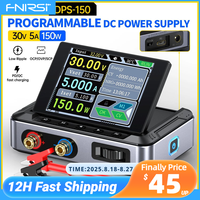 FNIRSI DPS-150 Programmable CNC DC Power Supply 30V 5A Adjustable Voltage Regulated Laboratory Bench Switching Power Supply