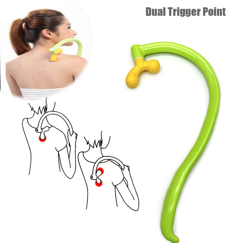 Trigger Point Massager For Neck Shoulder Dual Trigger Point Self-Massage Simulates Massage Deep Tissue Massage Therapist Hands