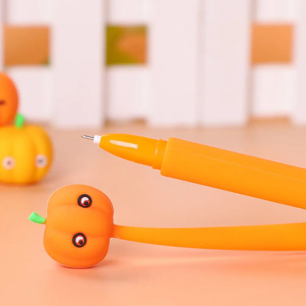 10-個カボチャゲルペンクリエイティブポータブル絵画ライティングサインペン学生用オフィス学校文具教師ギフト