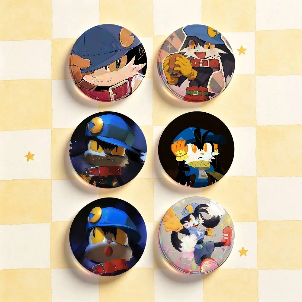 K-Klonoa HD Print Badges Pretty Round Display Brooches IP merchandise 32mm 58mm 75mm 44mm 25mm