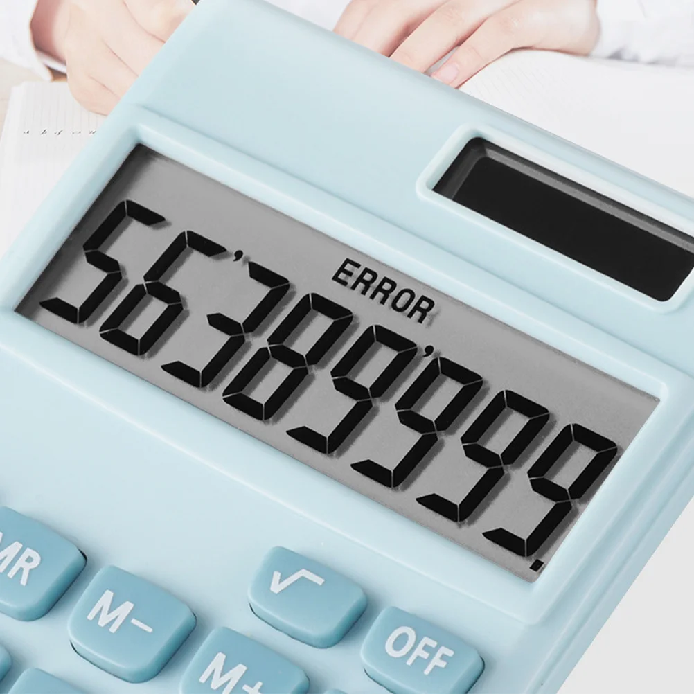 Portable Mini Calculator for Students and Office Premium Build Compact Size Easy to Store Reliable Electronic Functionality Gift