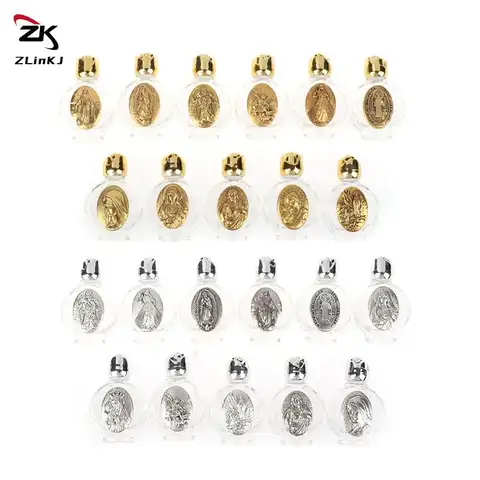 22 Kinds Of Holy Water Jesus Bottle Religious Cross Bottle Christian Virgin Sculpture Bottle, Holy Water Bottle