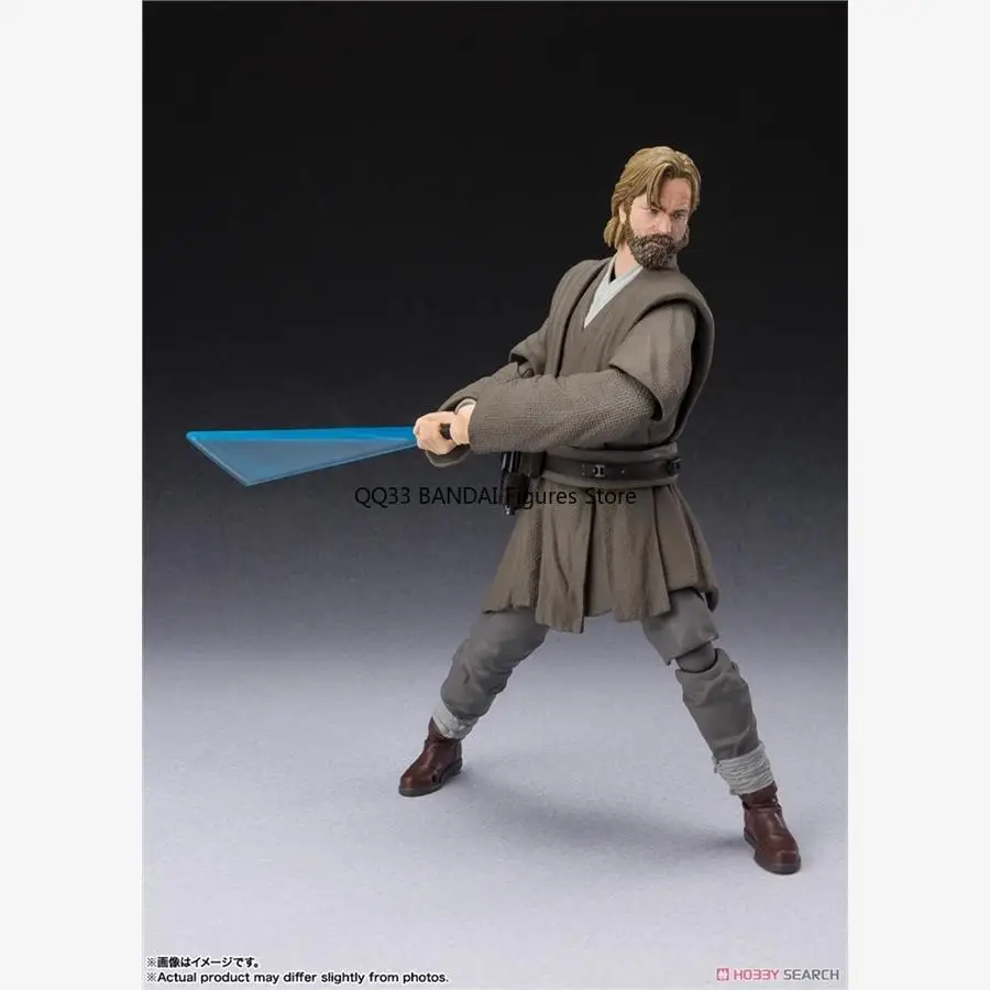 Bandai Original S.H.Figuarts Star Wars Obi-Wan Kenobi Actionfigur Aktive Gelenke Modell Desktop Ornamente Modell Geschenk