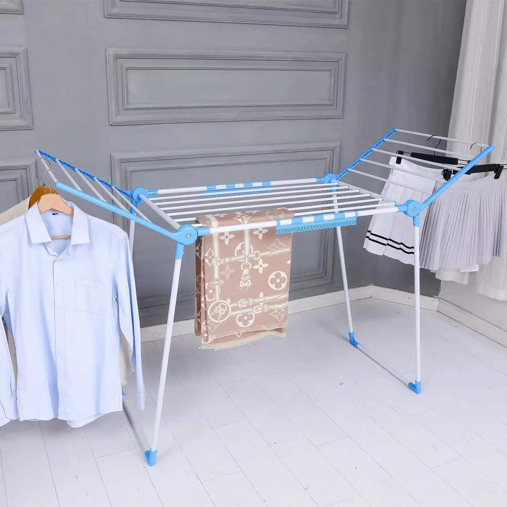 Clothes Airer Dryer Foldable Clothes Drying Rack Multifunction Laundry Drying Rack Windproof Cloth Dryer Stands for Drying Cloth