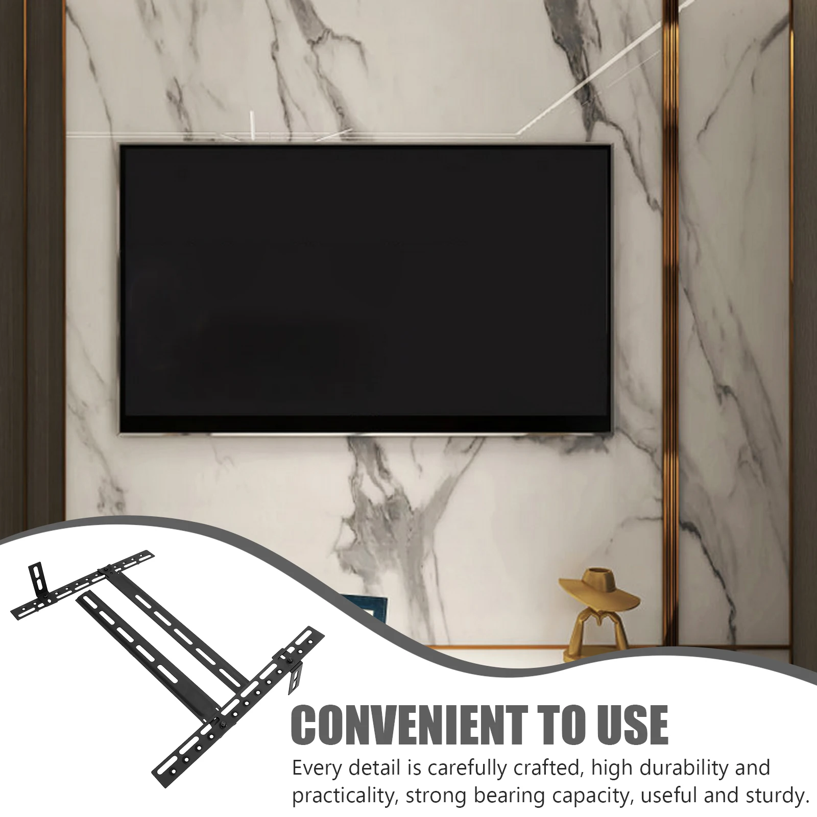 

1 Set Universal Mounting Bracket Heavy Duty Metal Speaker Stand Sturdy Universal Speaker Support Bracket For Home Audio System