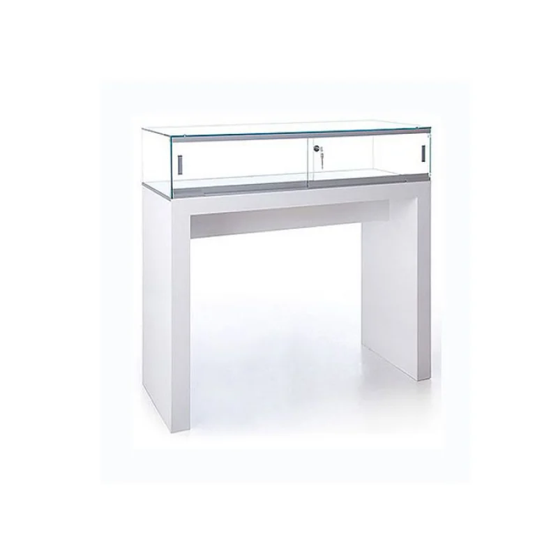 custom.Custom Make Modern Design White Painting Jewelry Display Counter