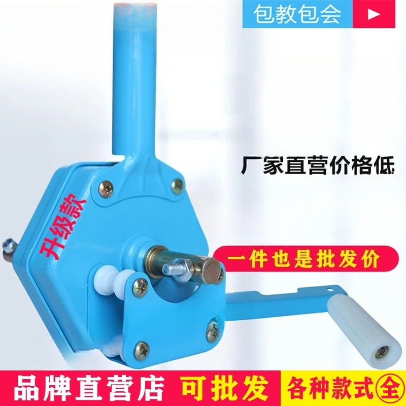 Greenhouse film roller, curtain roller, manual farm greenhouse accessories, vegetable side roof turbine film shaker, air vent
