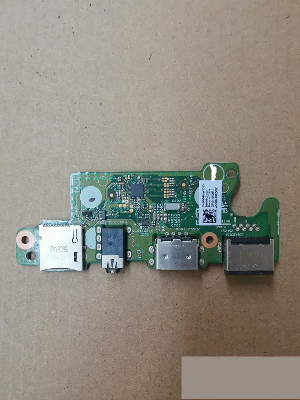 18B96-1 Original  FOR DELL Vostro 5490 5590 USB Audio Card Reader Etherner I/O Board With Cable CN-06KM8J 06KM8J Test Perfect